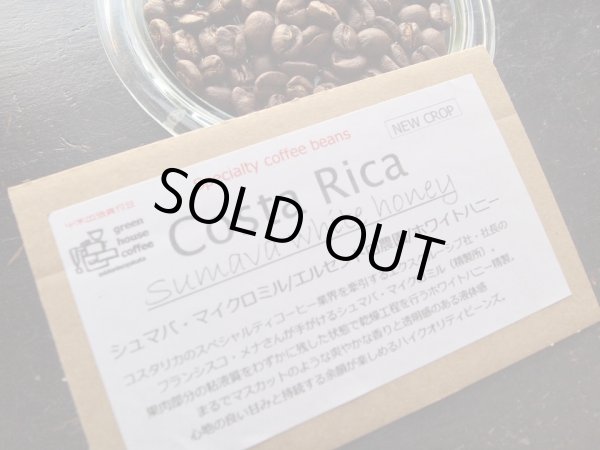 画像1: ***SOLDOUT***■コスタリカ/シュマバ・マイクロミル/エルセントロ農園/ホワイトハニー/ミディアム〜ハイロースト (1)