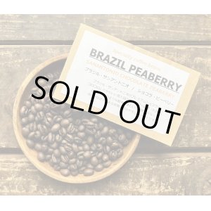 画像: SOLDOUT　**NEW**ブラジル・サンアントニオ・ショコラピーベリー/BRAZIL・CHOCOLA PEABERRY/ミディアム〜ハイロースト